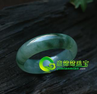 老坑冰种天然飘花翡翠A货玉贵妃手镯52.6-椭圆形 
