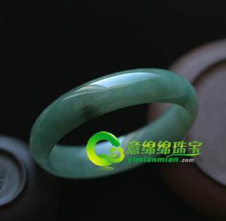 老坑糯冰种天然翡翠A货玉手镯（特惠）57.5内径