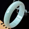 皎若秋月缅甸翡翠圆手镯59.5mm