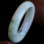 含香凝翠缅甸老坑天然翡翠A货玉手镯 内径58MM
