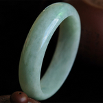 天生尤物缅甸老坑天然A货翡翠手镯 内径55.5MM
