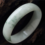风情万种天然缅甸老坑A货冰糯种翡翠手镯  内径51.5MM
