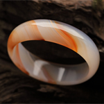 驻红却白天然水草玛瑙手镯 内径58.6mm